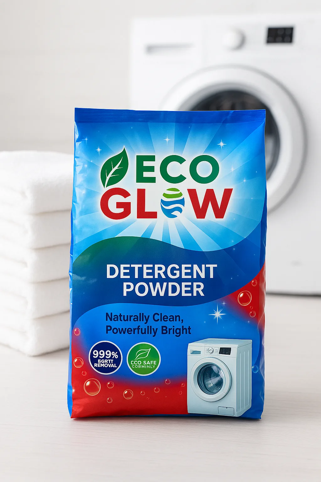 EcoGlow detergent powder pack